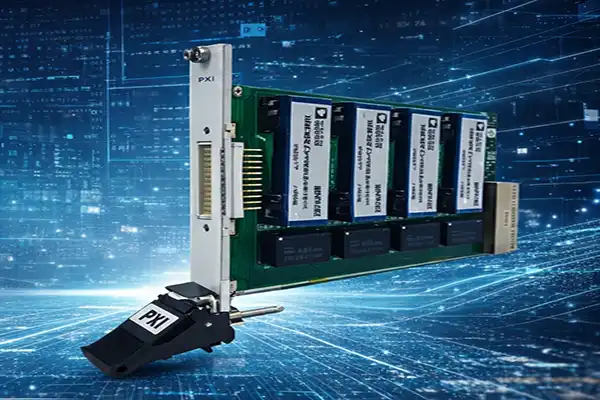 What are the main features of a PXIe test system?